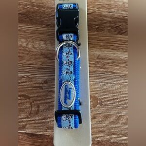 Legacy Blue Dog Collar with Cartoon Design